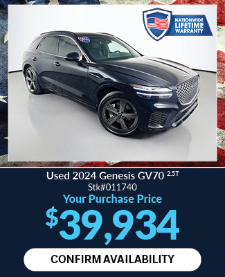 offer on used Genesis GV70