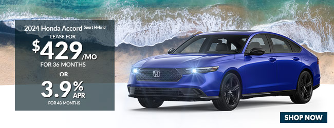 2024 Honda Accord Sport Hybrid and Accord Sedan LX offer