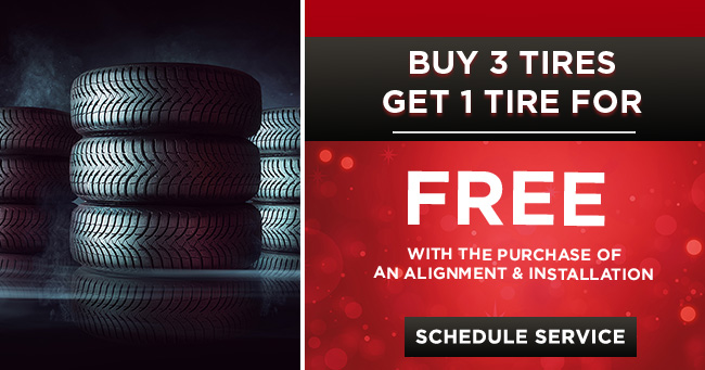 buy 3 tires get 1 for free