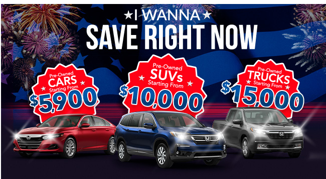 Save Right Now Offers at Westshore Honda