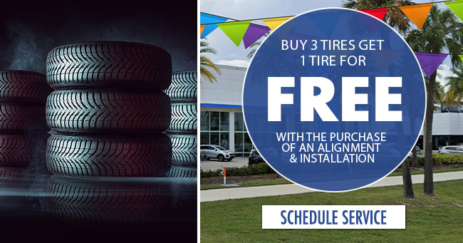 buy 3 tires get 1 for free