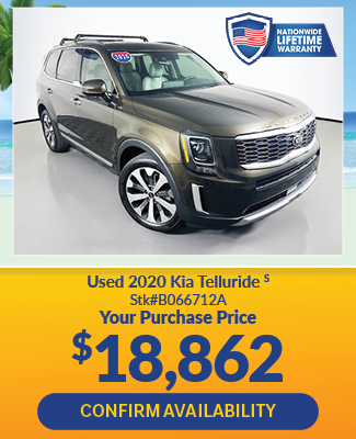 offer on used 2020 kia telluride