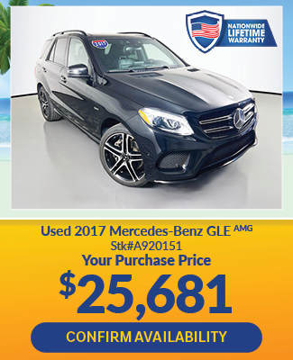 offer on used 2017 mercedes-benz gle