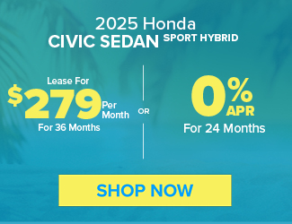 2025 Honda Civic Sedan Sport Hybrid offer