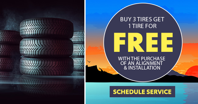 buy 3 tires get 1 for free