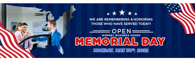 Open normal business hours on Memorial Day 2022