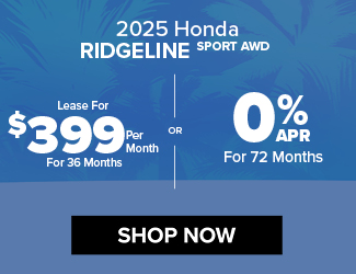 2025 Honda ridgeline offer