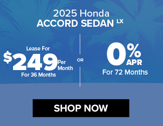 2025 Honda Accord offer