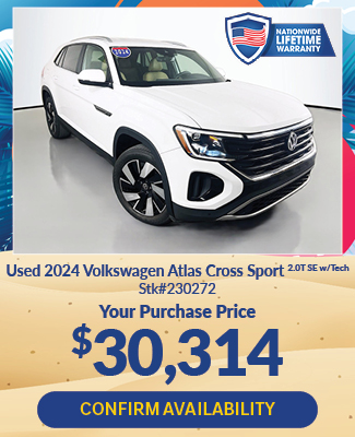 offer on used 2024 Volkswagen Atlas Cross Sport