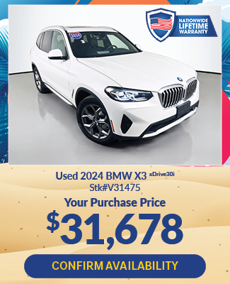 offer on used 2024 BMW X3