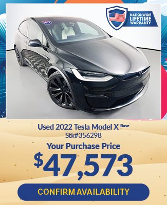 offer on used 2022 Tesla Model X