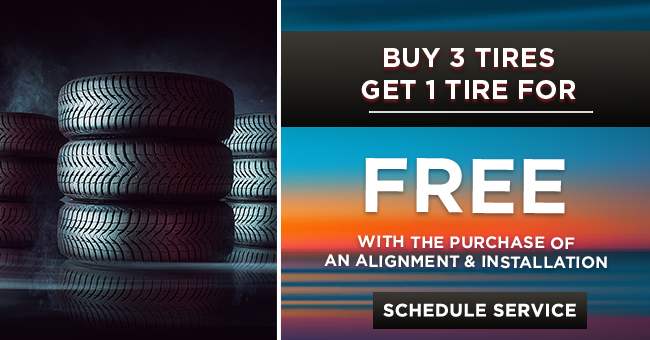buy 3 tires get 1 for free