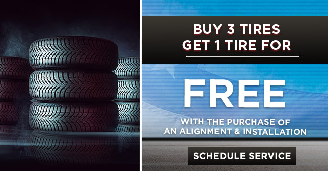 buy 3 tires get 1 for free