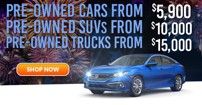 Promotional Savings Offers from Westshore Honda