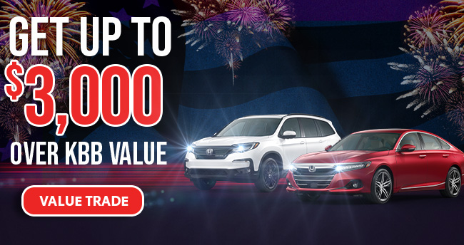 Get up to 3,00 over KBB Value