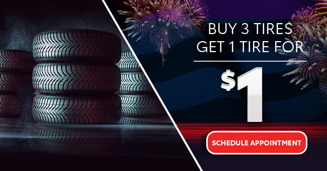 Buy 3 tires get 1 tire for 1