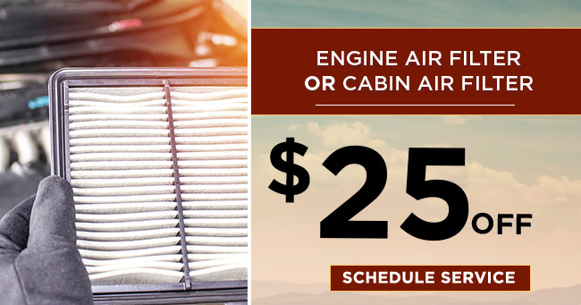 Engine Air Filter or cabin air filter