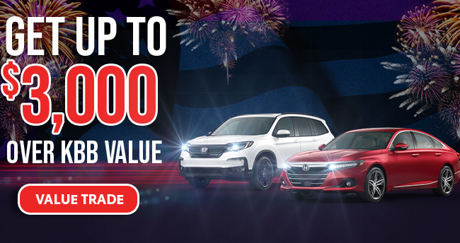 Get up to 3,00 over KBB Value