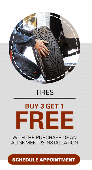 Tires - buy 3 get 1 free