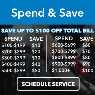 Service savings today