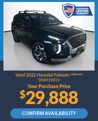 offer on used 2022 Hyundai Palisade Sport
