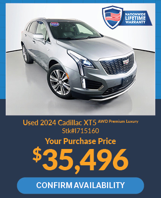 offer on used 2024 Cadillac XT5 Sport Utility