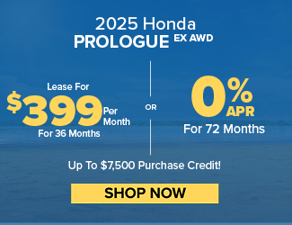 2025 Honda prologue offer