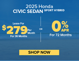 2025 Honda Civic Sedan -hybrid offer