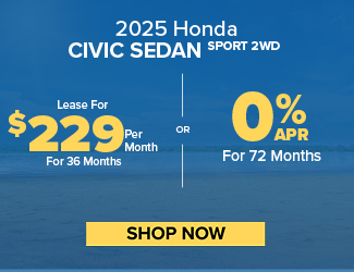 2025 Honda Civic Sedan offer