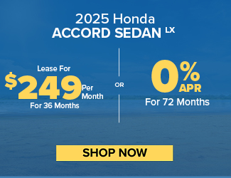 2025 Honda Accord offer