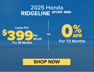 2025 Honda ridgeline offer