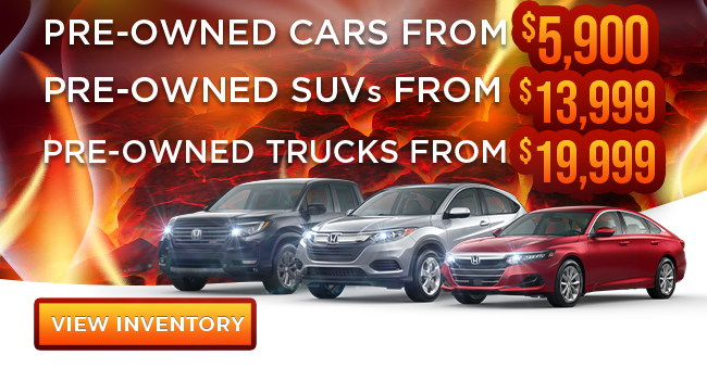 Pre-Owned Cars, SUVs and trucks