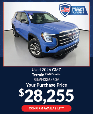 offer on 2026 gmc terrain sport