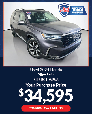 offer on used 2024 honda pilot sport