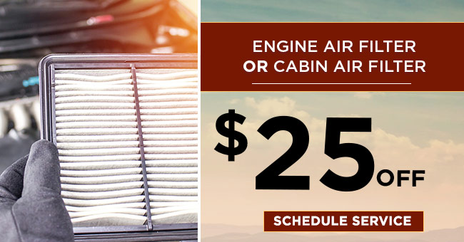 Engine Air Filter or cabin air filter