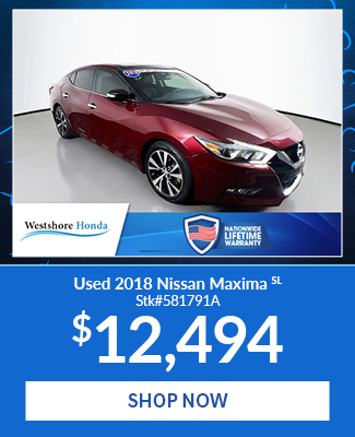 2018 Nissan Maxima SL offer