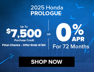 2025 Honda prologue offer