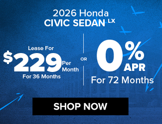 2025 Honda Civic Sedan offer