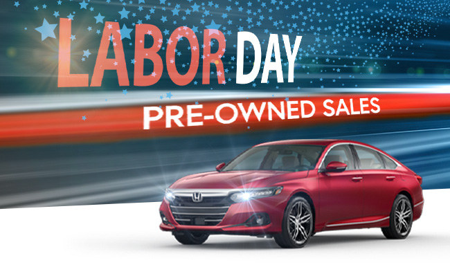 Promotional offer for New and Pre-owned Vehicles at Westshore Honda