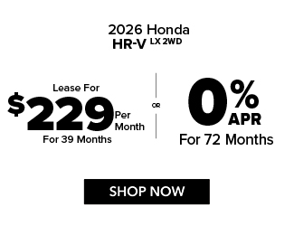 Honda HR-V offer