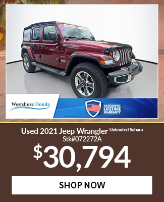 2021 Jeep Wrangler Unlimited Sahara offer