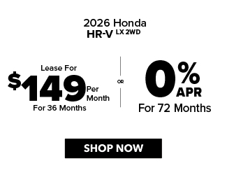 Honda HR-V offer