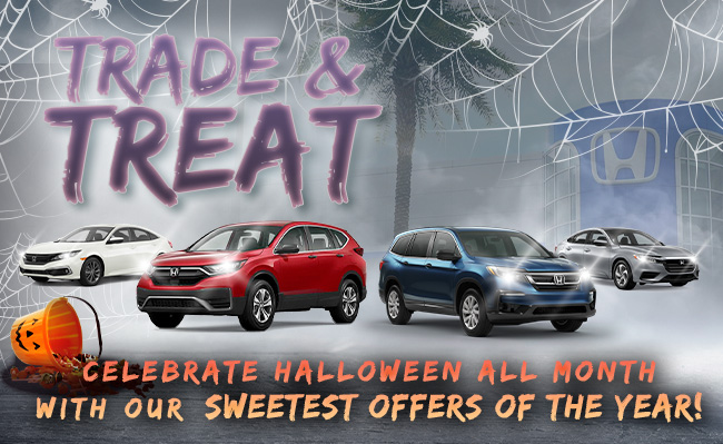 halloween specials showing new Hondas