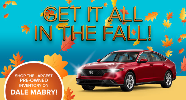 Kick off the season with super savings on the largest pre-owned inventory on Dale Mabry