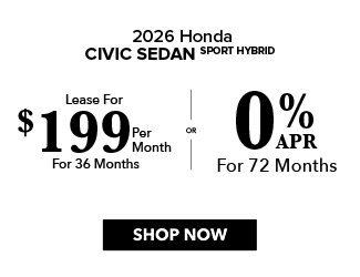 Honda Civic Sedan offer