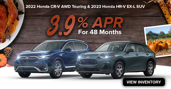 3.9% apr offer on Honda