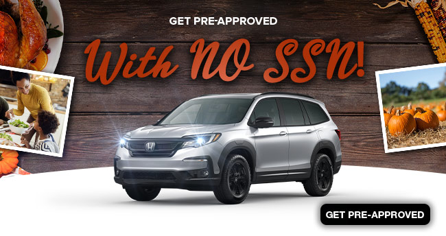 Get pre-approved with no SSN