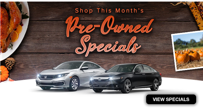 shop this month's pre-owned specials