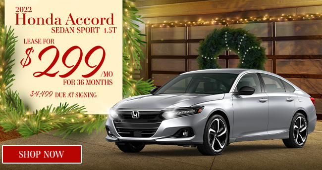 2022 Honda Accord Sedan Sport 1.5T-special lease offers
