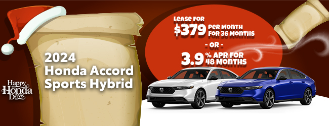Honda Accord special offer